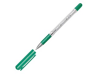 Lodīšu pildspalva Stanger, softgrip, zaļa