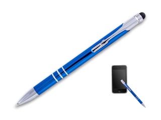 Lodīšu pildspalva Concorde Soft touch, 0.8 mm, zils korpuss, zila tinte
