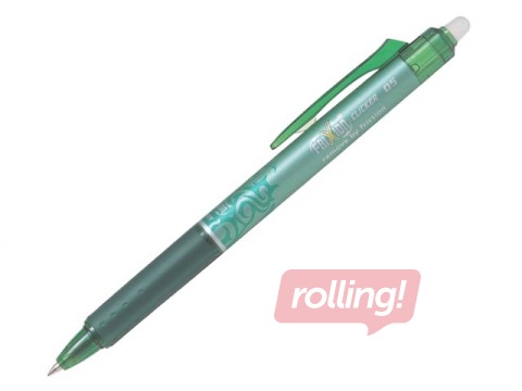 Pildspalva rollers Pilot Frixion Clicker, dzēšama, 0.5 mm, zaļa tinte