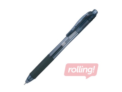 Gēla pildspalva Pentel Energel-X, automātiska, 0.5 mm, melna