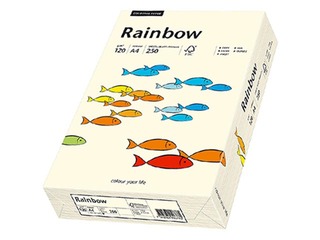 Papīrs Rainbow 03, A4, 80 g/m2, 500 loksnes, krēmkrāsas