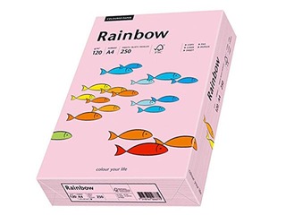 Papīrs Rainbow 54, A4, 80 g/m2, 500 loksnes, gaiši rozā