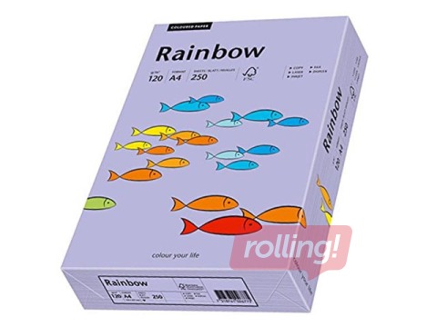 Papīrs Rainbow 60, A4, 80 g/m2, 500 loksnes, violets