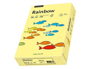 Papīrs Rainbow 16, A4, 80 g/m2, 500 loksnes, dzeltens