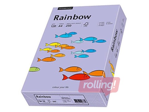 Papīrs Rainbow 60, A4, 160 g/m2, 250 loksnes, violets