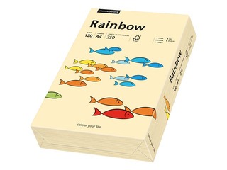 Papīrs Rainbow 06, A4, 120 g/m2, 250 loksnes, smilšu krāsas