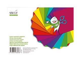 Construction paper adhesive SM·LT, A4, 80gsm, 8 sheets