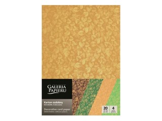 Dizaina papīrs The Power of Green, A4, 200 g/m2, 20 loksnes, 4 krāsas
