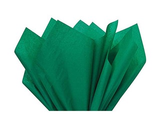 Zīdpapīrs dekoratīvais Vert jade 42, 18 g/m2, 50 x 75 cm, 24 loksnes