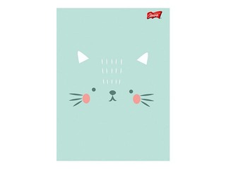 Klade Unipap A5, Cute Face Cat, rūtiņu, 32 lapas