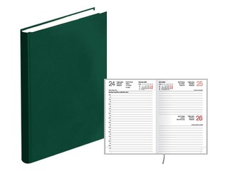 Kabatas kalendārs Mono, A6, balacron, zaļš