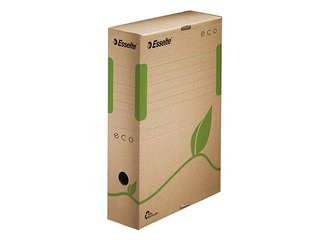 Arhīva kaste Esselte Eco, A4, 8 cm, kartona, brūna