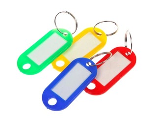 Брелки для ключей Forpus, 12 шт., разноцветные