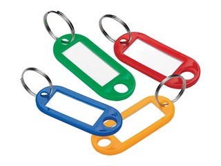 Брелки для ключей Forofis, 12 шт., разноцветные