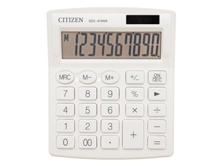Kalkulators Citizen SDC-810NRWHE, balts