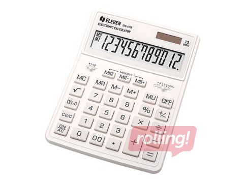 Kalkulators Eleven SDC-444XRWHE, balts