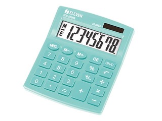 Kalkulators Eleven SDC805NRGNE, zaļš