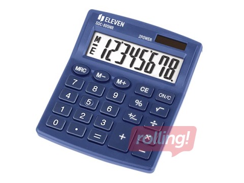 Kalkulators Eleven SDC805NRNVE, zils