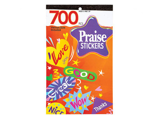 Uzlīmju grāmata, 14.7 x 24.2 cm, Praise Stickers