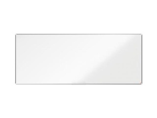 Sienas tāfele alumīnija rāmī Nobo Premium Plus, 300x120 cm, emaljēta virsma, balta 