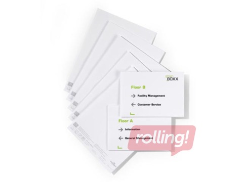 Papīrs informatīvai plāksnei Durable Info, 210 x 148.5 mm, balts