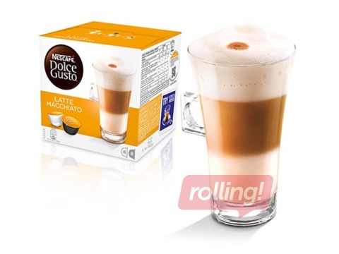 Kafijas kapsulas Nescafe Latte Macchiatto, Dolce Gusto, 16gab