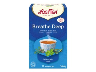 Tēja ajūrvēdas Bio Yogi Atvieglotai elpošanai Breathe Deep, 17 pac.