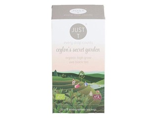 Tēja melnā Just-T Ceylon's Secret Garden Bio 2g x 20