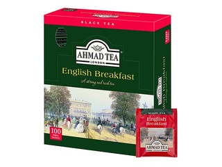 Tēja melnā Ahmad English Breakfast, follija pac., 100 pac.