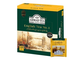 Tēja melnā Ahmad English tea No 1, follija pac., 100 pac.