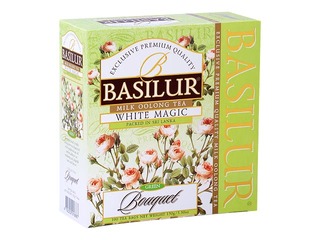 Tēja zaļā Basilur Bouquet White Magic, 100 pac