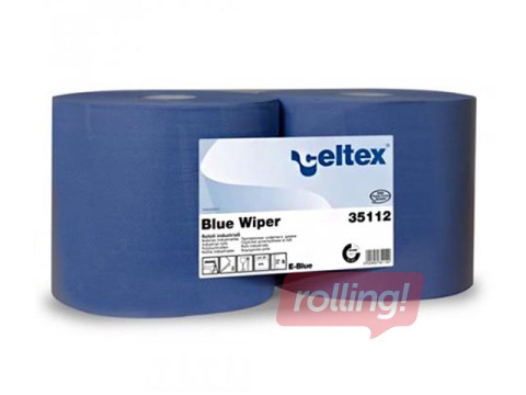 Industriālais papīrs Celtex Blue Wiper, 2 ruļļi