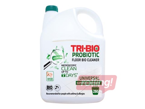 Probiotiskais līdzeklis grīdu mazgāšanai,universāls, Tri-Bio, 4.4l