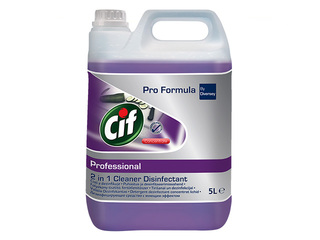 Virsmu uzkopšanas un dezinfekcijas līdzeklis Cif Professional 2IN1, 5 L