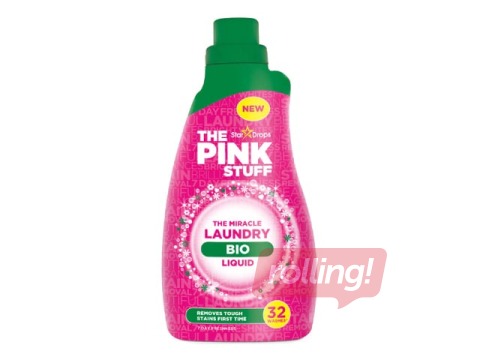 Veļas mazgāšanas līdzeklis The Pink Stuff Bio, 960ml