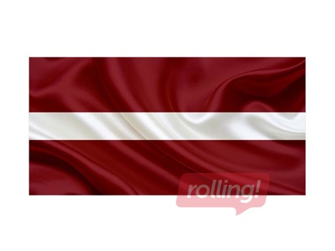 Karogs ar sēru lenti, Latvijas Republikas, 200 x 100cm 
