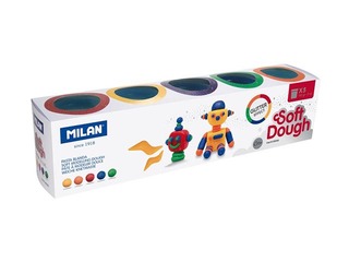 Soft Dough komplekt Milan, 5 sädelevat värvi