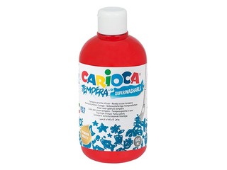 Mākslinieciskā guaša krāsa Carioca 500 ml, sarkana