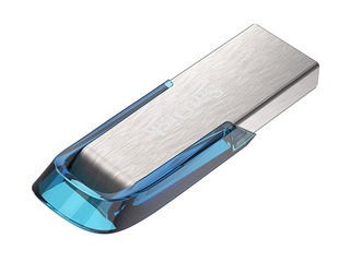 USB datu nesējs SanDisk 128GB Ultra Flair, USB 3.0, Zils