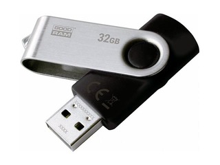 USB datu nesējs GOODRAM 32GB UTS3, USB 3.0, Melns