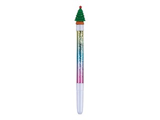 Lodīšu pildspalva Christmas, 0.7mm, zila