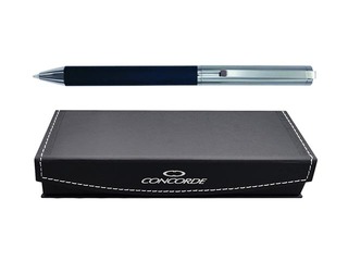 Lodīšu pildspalva Concorde Boss, 1.0 mm, melns korpuss, zila