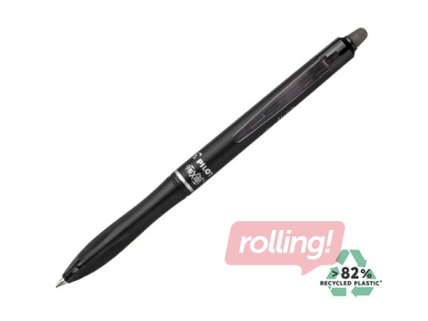 Pildspalva rolleris Pilot, Frixion Ball Plus, dzēšama, melna tinte, 0.7mm