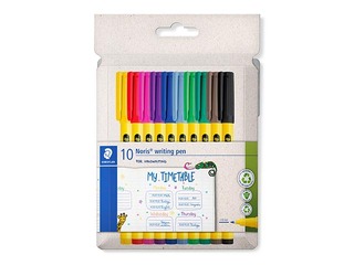 Flomāsterpildspalvu komplekts Staedtler Noris 307, 10 krāsas, 0.6mm