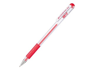 Gēla pildspalva Pentel Hybrid Grip K116, sarkana