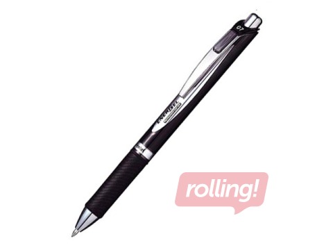 Gēla pildspalva Pentel Energel Permanent BLP-77, automātiska, 0.7 mm, zila