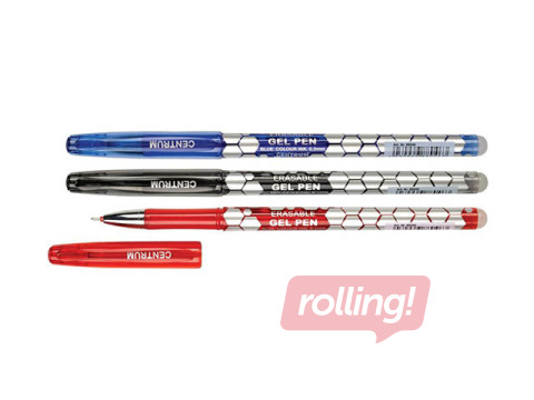 Gēla pildspalvu (dzēšamo) komplekts Centrum, ERASABLE, 0,5 mm, trīs krāsas