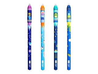Gēla pildspalva dzēšama Happy Color Space, 0,5 mm, zila tinte