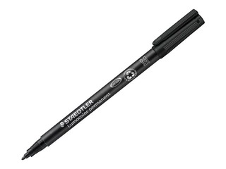 Noturīgais marķieris Staedtler Lumocolor 317, 1.0 mm, melns