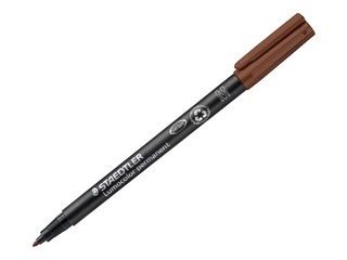 Noturīgais marķieris Staedtler Lumocolor 317, brūns, 1mm